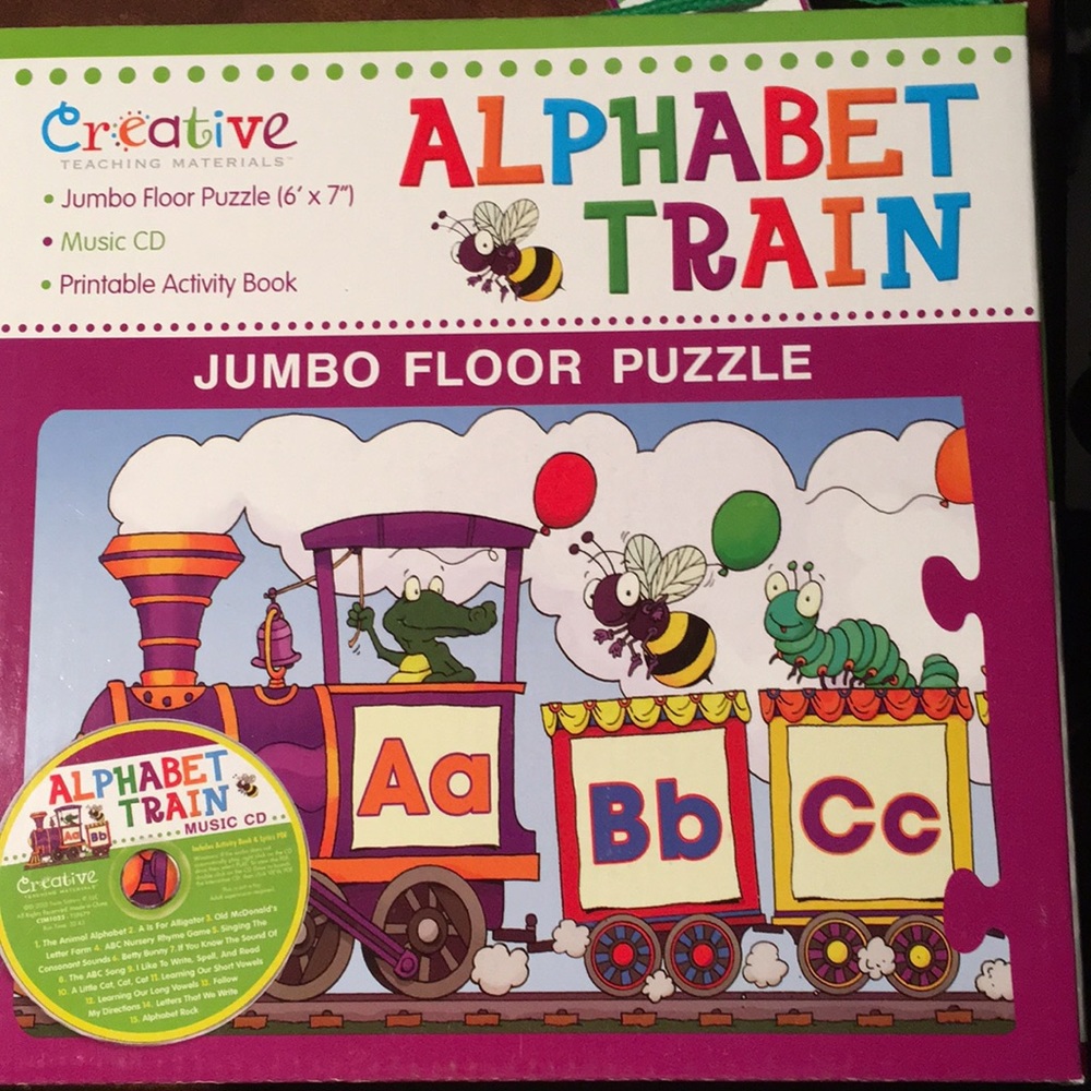 Alphabet Train floor puzzle